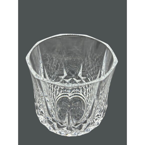 Cristal D'Arques -Durand Longchamp Crystal Old Fashion Glass Diamond Design - Picture 2 of 5